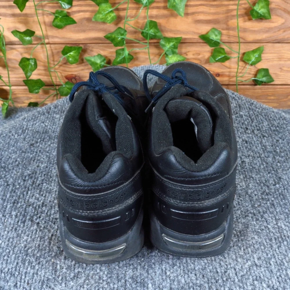 New‎ Balance WW574BK Womens Walking Shoe Size 9.5 Athletic Comfort Black Leather